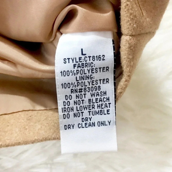 Ci Sono Fur Hooded Full Zip Pea Coat - Picture 3 of 4